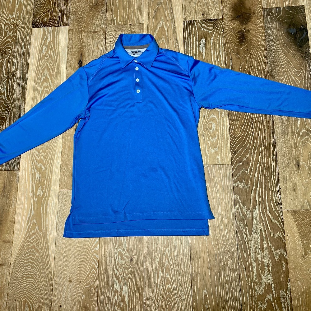 Adidas Climalite Long Sleeve Shirt - Carolina Blue